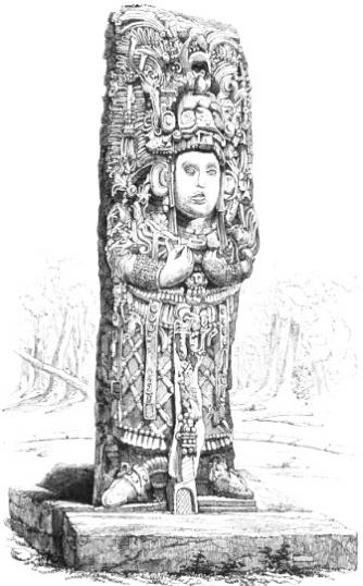 Stone Idol at Chichen Itza